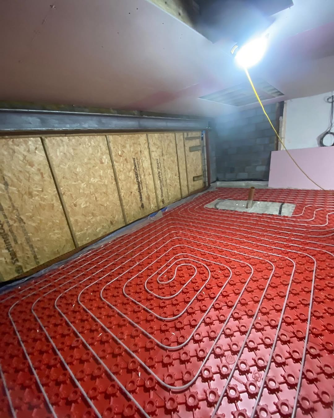 Polypipe underfloor heating system installation in Hove